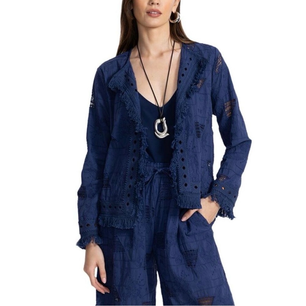 Johnny Was Kae Jacket - 100% Cotton - Size M